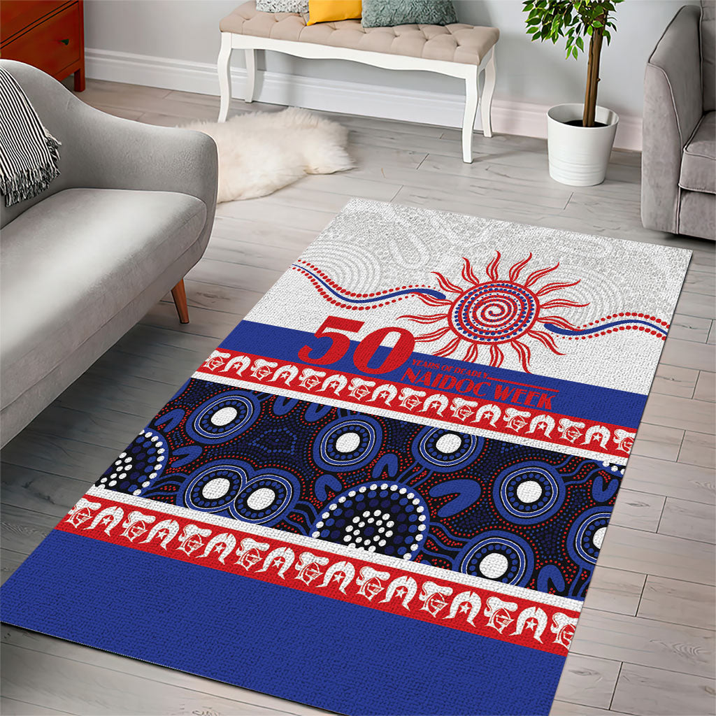 Knights NAIDOC Week Area Rug Aboriginal Torres Strait Islanders Vibe