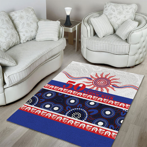 Knights NAIDOC Week Area Rug Aboriginal Torres Strait Islanders Vibe