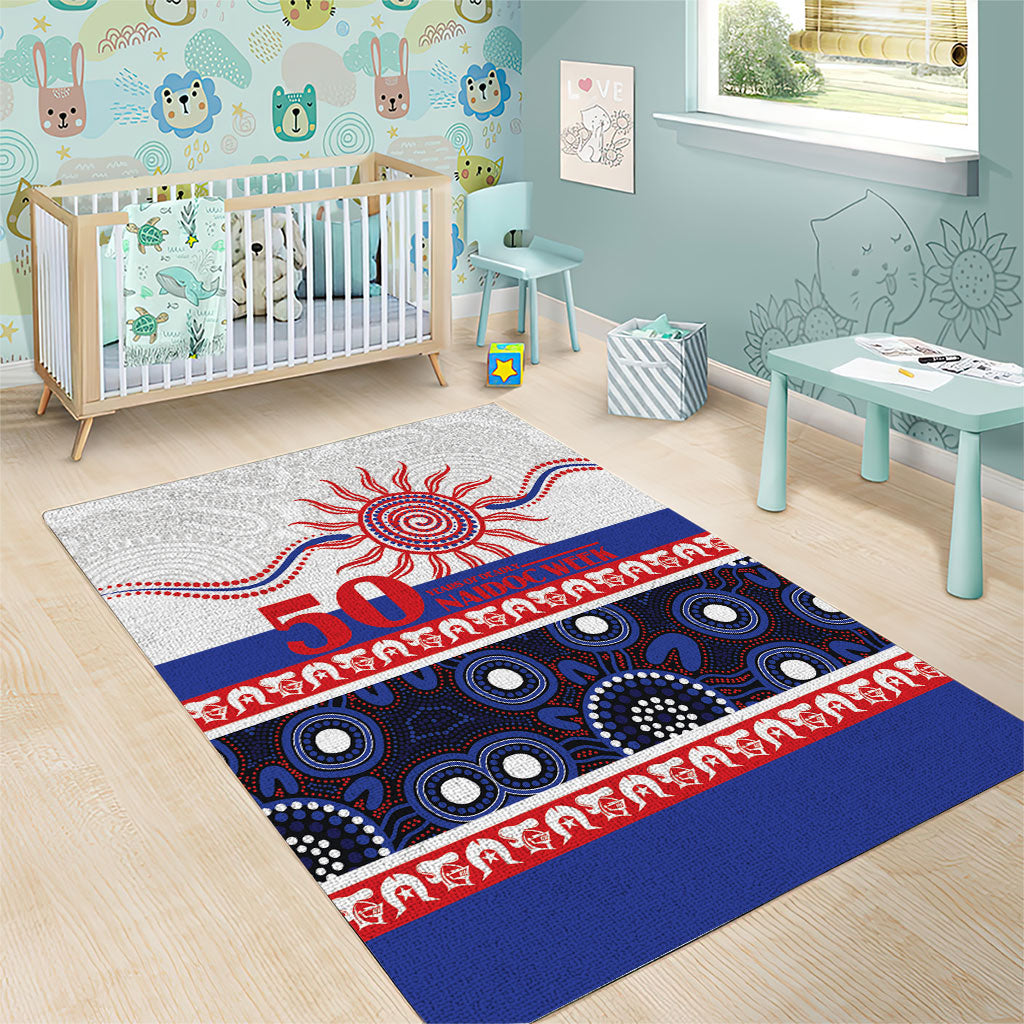 Knights NAIDOC Week Area Rug Aboriginal Torres Strait Islanders Vibe