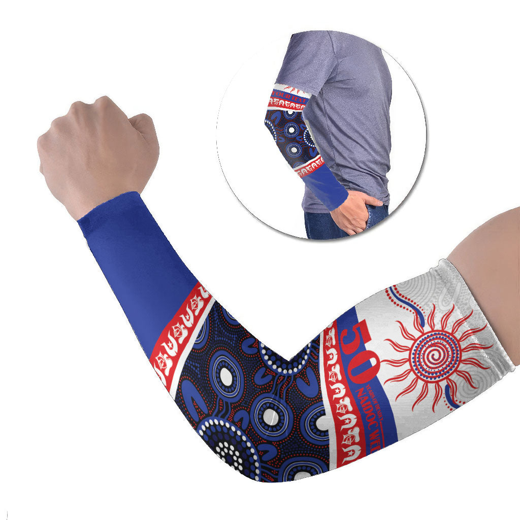 Knights NAIDOC Week Personalised Arm Sleeves Aboriginal Torres Strait Islanders Vibe