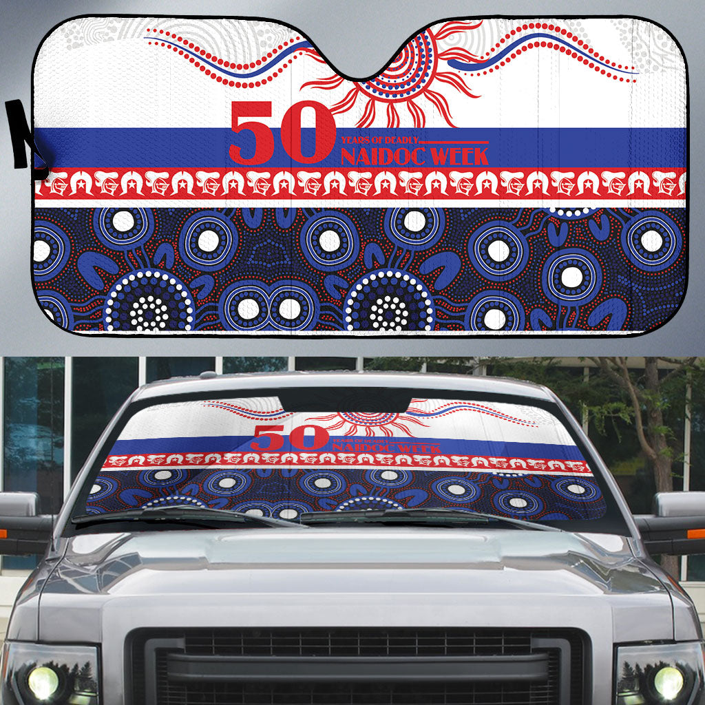 Knights NAIDOC Week Auto Sun Shade Aboriginal Torres Strait Islanders Vibe
