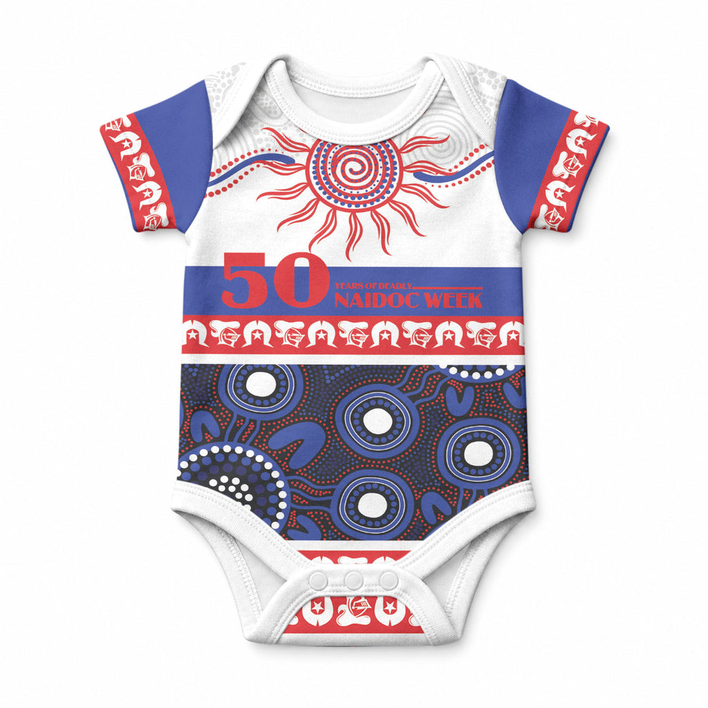 Knights NAIDOC Week Personalised Baby Onesie Aboriginal Torres Strait Islanders Vibe