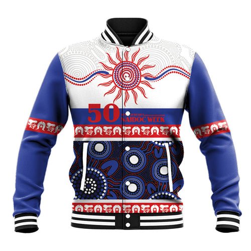 Knights NAIDOC Week Personalised Baseball Jacket Aboriginal Torres Strait Islanders Vibe