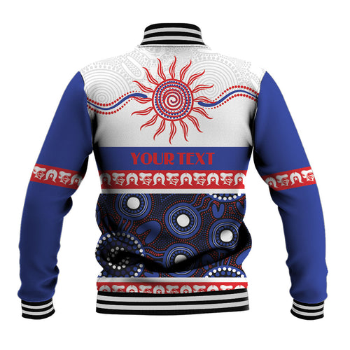 Knights NAIDOC Week Personalised Baseball Jacket Aboriginal Torres Strait Islanders Vibe
