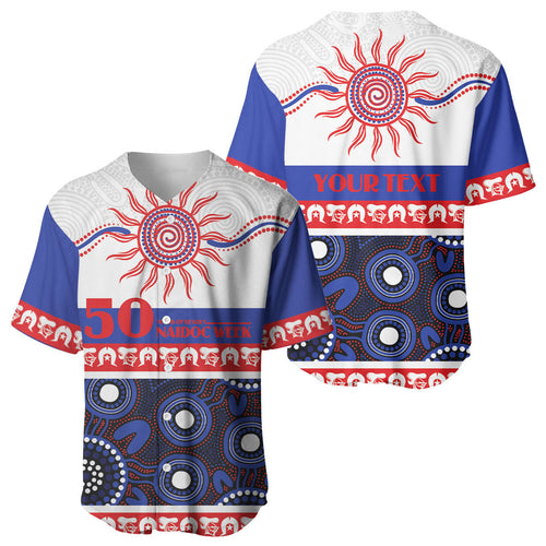 Knights NAIDOC Week Personalised Baseball Jersey Aboriginal Torres Strait Islanders Vibe
