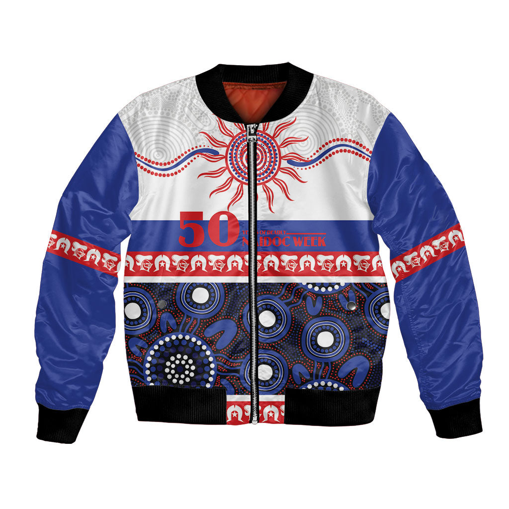 Knights NAIDOC Week Personalised Bomber Jacket Aboriginal Torres Strait Islanders Vibe