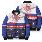 Knights NAIDOC Week Personalised Bomber Puffer Jacket Aboriginal Torres Strait Islanders Vibe