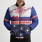 Knights NAIDOC Week Personalised Bomber Puffer Jacket Aboriginal Torres Strait Islanders Vibe