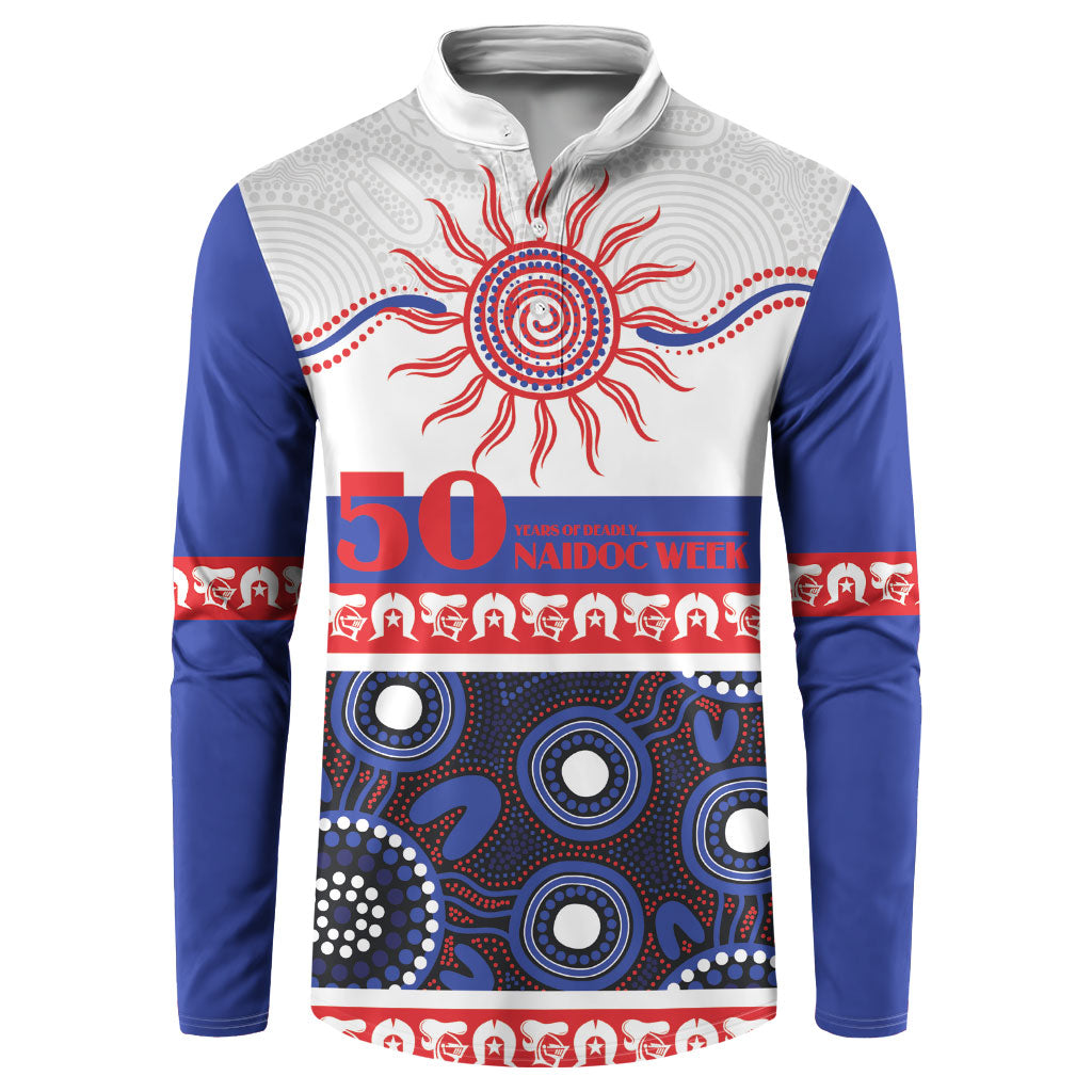 Knights NAIDOC Week Personalised Button Sweatshirt Aboriginal Torres Strait Islanders Vibe