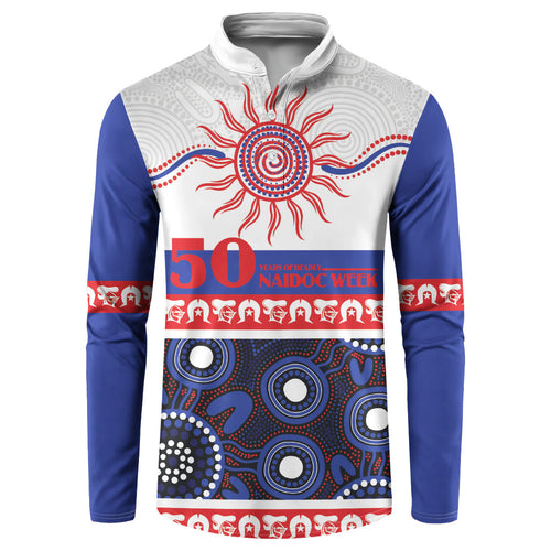 Knights NAIDOC Week Personalised Button Sweatshirt Aboriginal Torres Strait Islanders Vibe