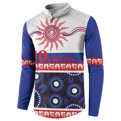 Knights NAIDOC Week Personalised Button Sweatshirt Aboriginal Torres Strait Islanders Vibe