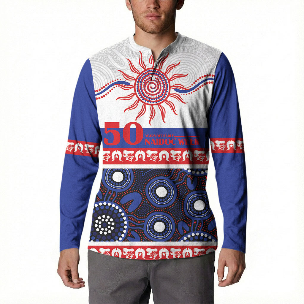 Knights NAIDOC Week Personalised Button Sweatshirt Aboriginal Torres Strait Islanders Vibe