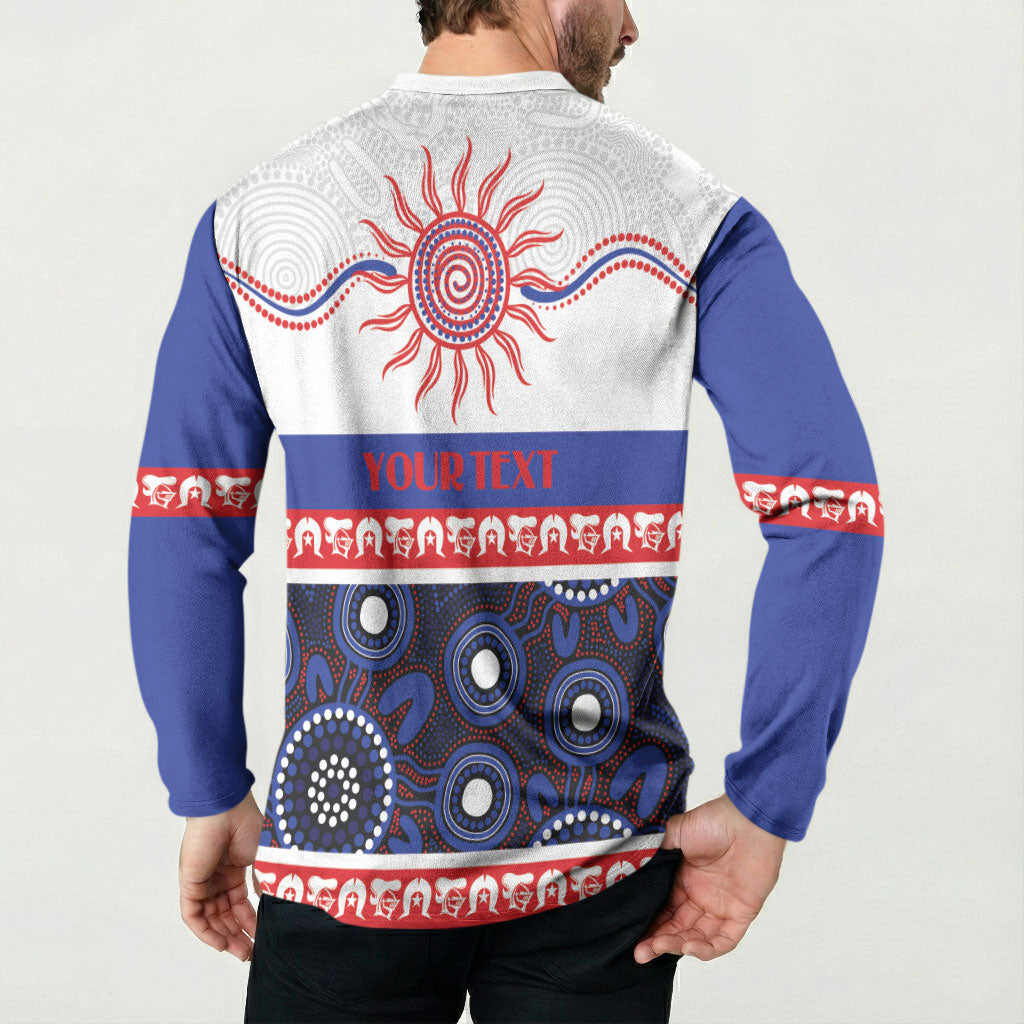 Knights NAIDOC Week Personalised Button Sweatshirt Aboriginal Torres Strait Islanders Vibe