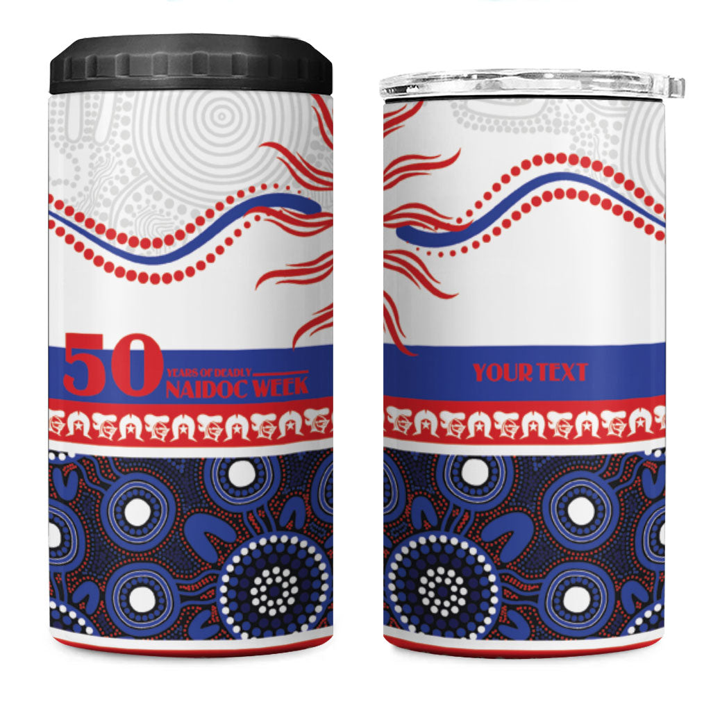 Knights NAIDOC Week Personalised 4 in 1 Can Cooler Tumbler Aboriginal Torres Strait Islanders Vibe