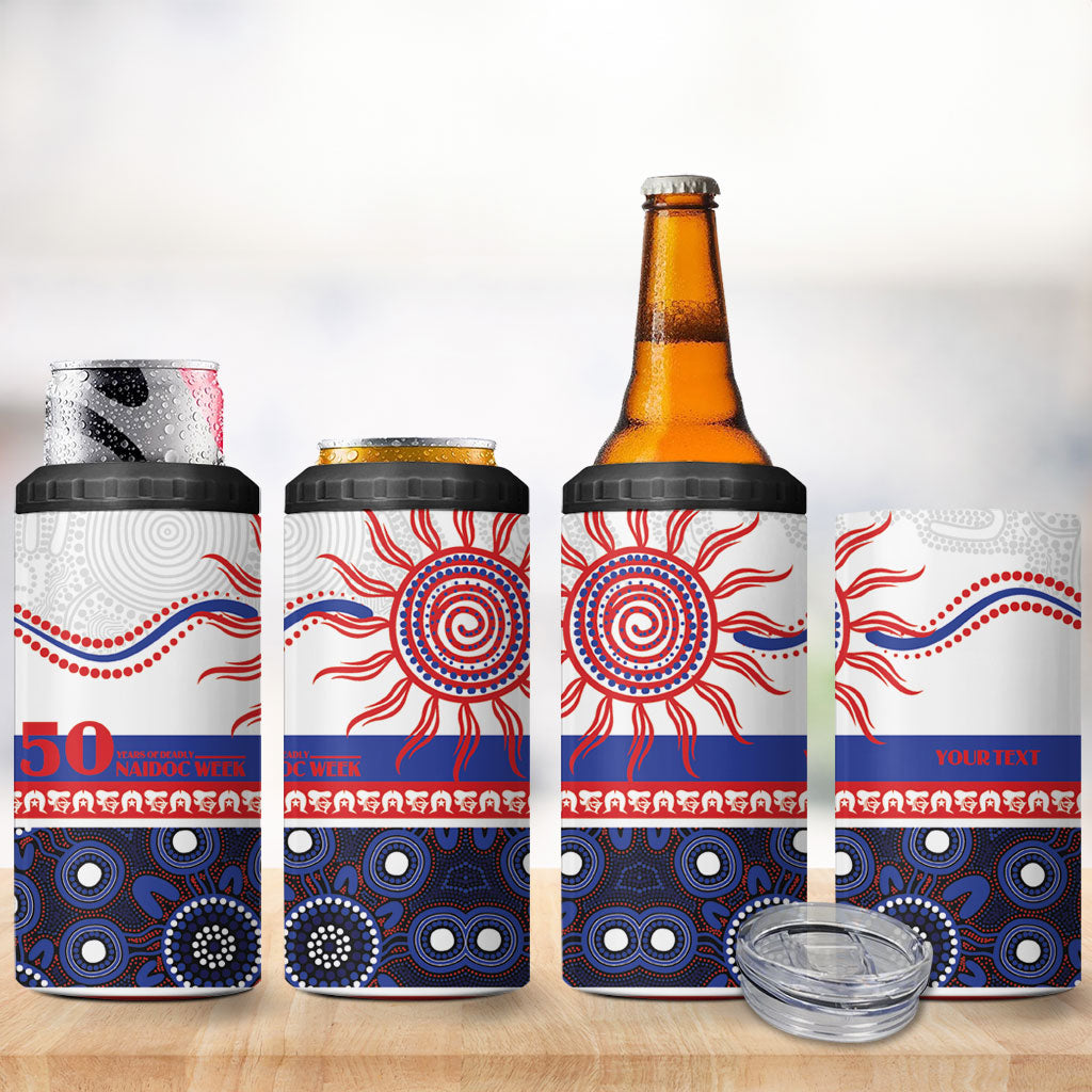 Knights NAIDOC Week Personalised 4 in 1 Can Cooler Tumbler Aboriginal Torres Strait Islanders Vibe
