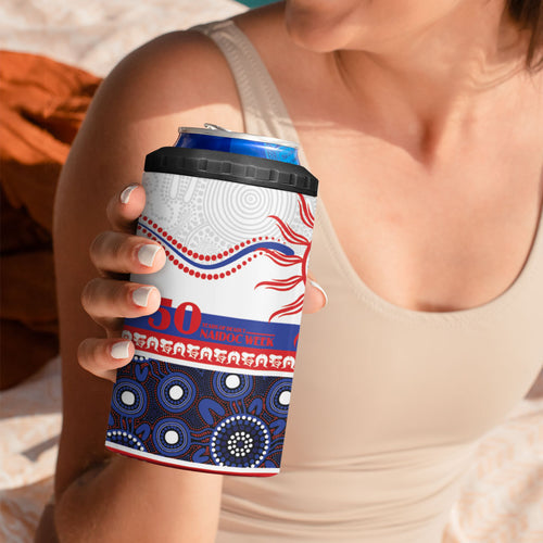 Knights NAIDOC Week Personalised 4 in 1 Can Cooler Tumbler Aboriginal Torres Strait Islanders Vibe