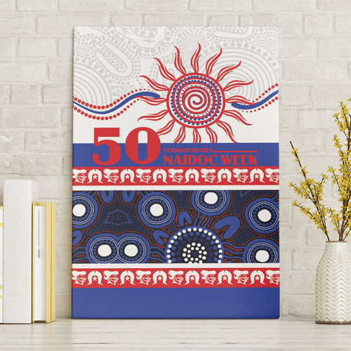 Knights NAIDOC Week Canvas Wall Art Aboriginal Torres Strait Islanders Vibe
