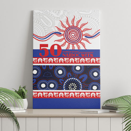 Knights NAIDOC Week Canvas Wall Art Aboriginal Torres Strait Islanders Vibe