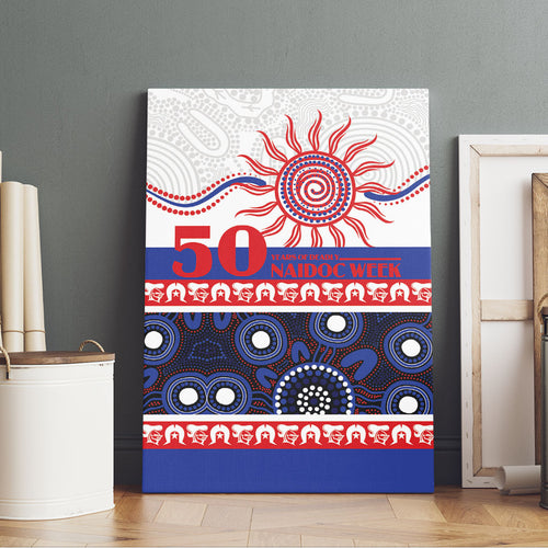 Knights NAIDOC Week Canvas Wall Art Aboriginal Torres Strait Islanders Vibe