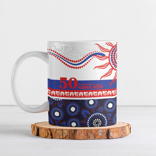 Knights NAIDOC Week Personalised Ceramic Mug Aboriginal Torres Strait Islanders Vibe