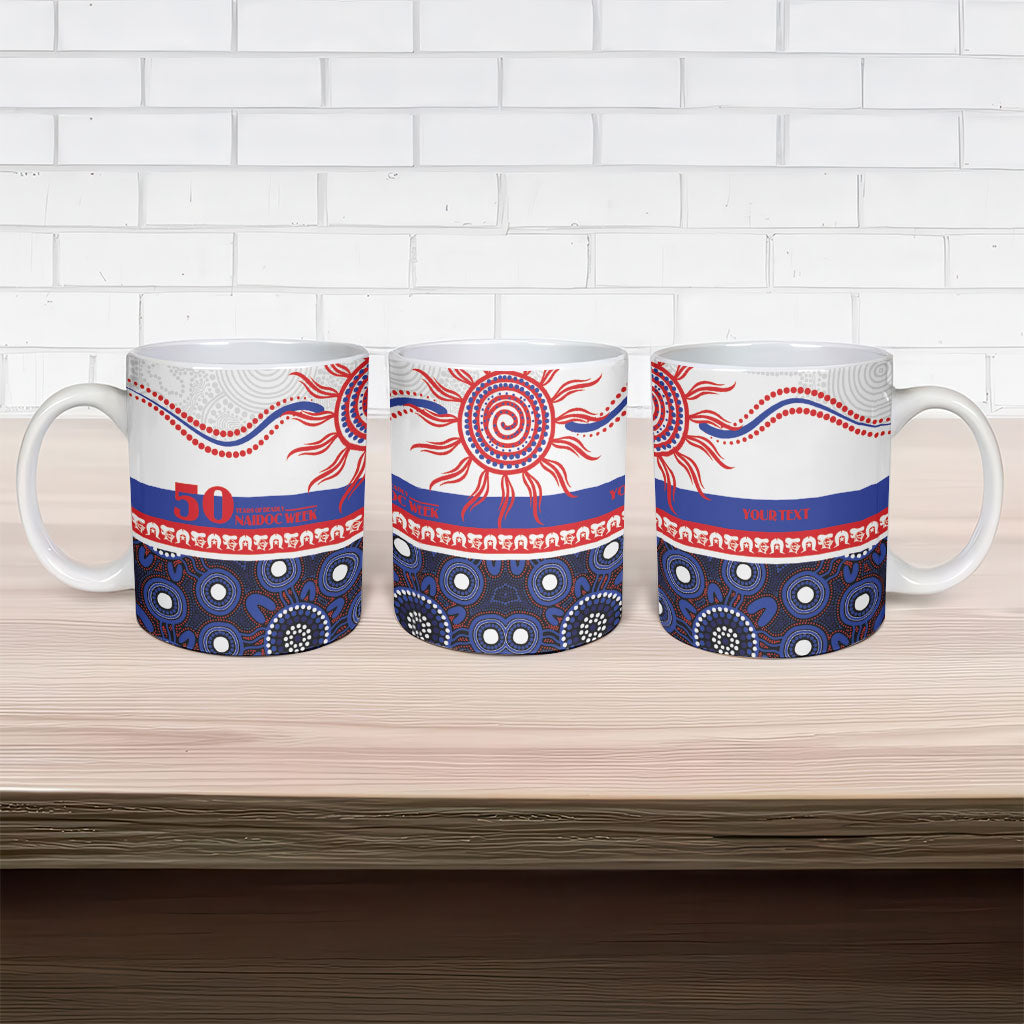 Knights NAIDOC Week Personalised Ceramic Mug Aboriginal Torres Strait Islanders Vibe