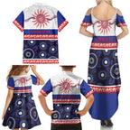 Knights NAIDOC Week Personalised Family Matching Summer Maxi Dress and Hawaiian Shirt Aboriginal Torres Strait Islanders Vibe