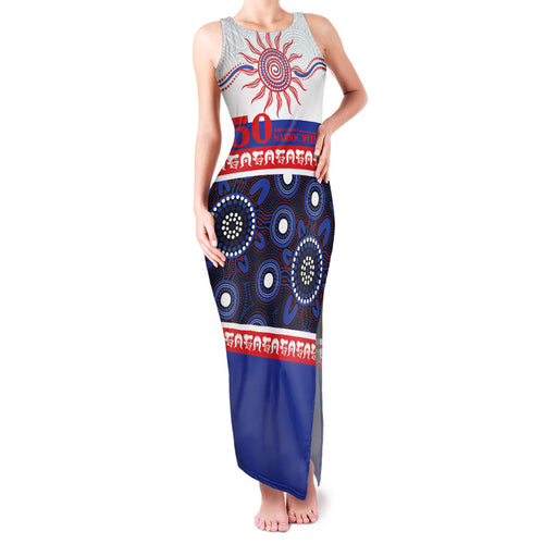 Knights NAIDOC Week Personalised Family Matching Tank Maxi Dress and Hawaiian Shirt Aboriginal Torres Strait Islanders Vibe