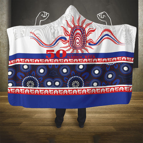 Knights NAIDOC Week Hooded Blanket Aboriginal Torres Strait Islanders Vibe