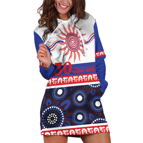Knights NAIDOC Week Personalised Hoodie Dress Aboriginal Torres Strait Islanders Vibe
