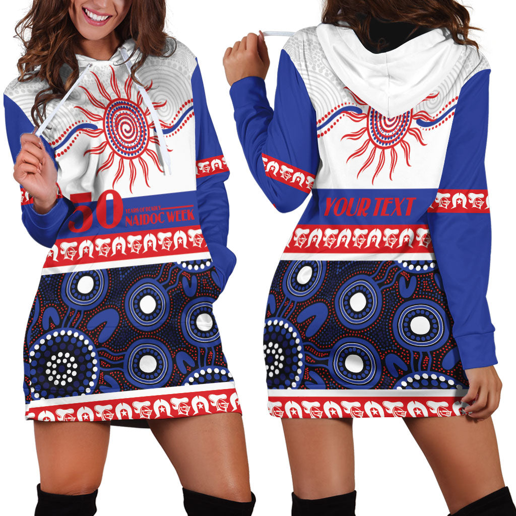 Knights NAIDOC Week Personalised Hoodie Dress Aboriginal Torres Strait Islanders Vibe