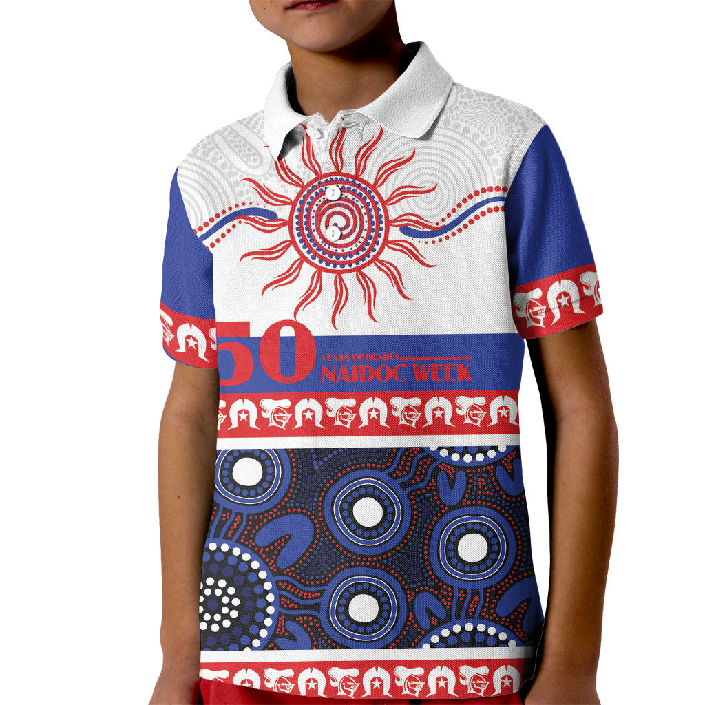 Knights NAIDOC Week Personalised Kid Polo Shirt Aboriginal Torres Strait Islanders Vibe