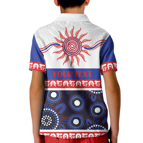 Knights NAIDOC Week Personalised Kid Polo Shirt Aboriginal Torres Strait Islanders Vibe