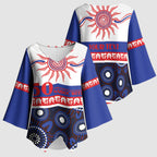 Knights NAIDOC Week Personalised Kimono Sleeve Blouse Aboriginal Torres Strait Islanders Vibe