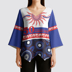 Knights NAIDOC Week Personalised Kimono Sleeve Blouse Aboriginal Torres Strait Islanders Vibe