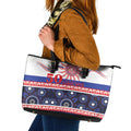 Knights NAIDOC Week Leather Tote Bag Aboriginal Torres Strait Islanders Vibe