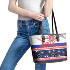 Knights NAIDOC Week Leather Tote Bag Aboriginal Torres Strait Islanders Vibe