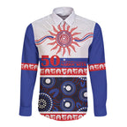Knights NAIDOC Week Personalised Long Sleeve Button Shirt Aboriginal Torres Strait Islanders Vibe