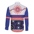 Knights NAIDOC Week Personalised Long Sleeve Button Shirt Aboriginal Torres Strait Islanders Vibe