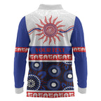 Knights NAIDOC Week Personalised Long Sleeve Polo Shirt Aboriginal Torres Strait Islanders Vibe
