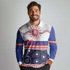 Knights NAIDOC Week Personalised Long Sleeve Polo Shirt Aboriginal Torres Strait Islanders Vibe