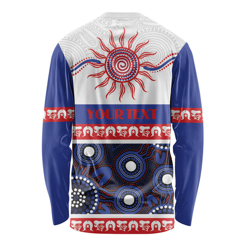 Knights NAIDOC Week Personalised Long Sleeve Shirt Aboriginal Torres Strait Islanders Vibe