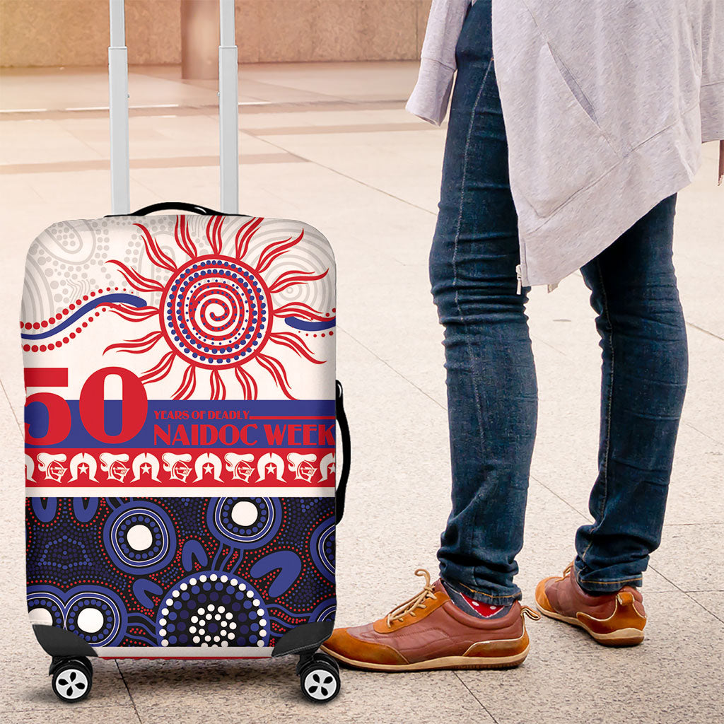 Knights NAIDOC Week Luggage Cover Aboriginal Torres Strait Islanders Vibe