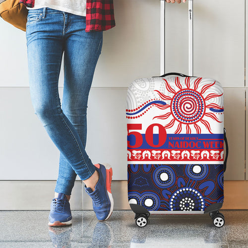 Knights NAIDOC Week Luggage Cover Aboriginal Torres Strait Islanders Vibe