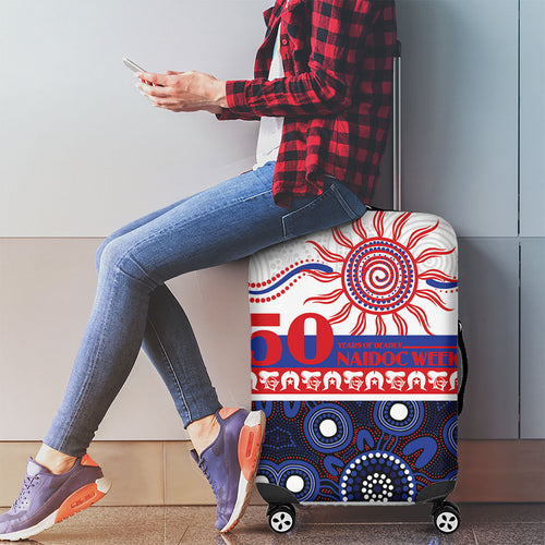 Knights NAIDOC Week Luggage Cover Aboriginal Torres Strait Islanders Vibe