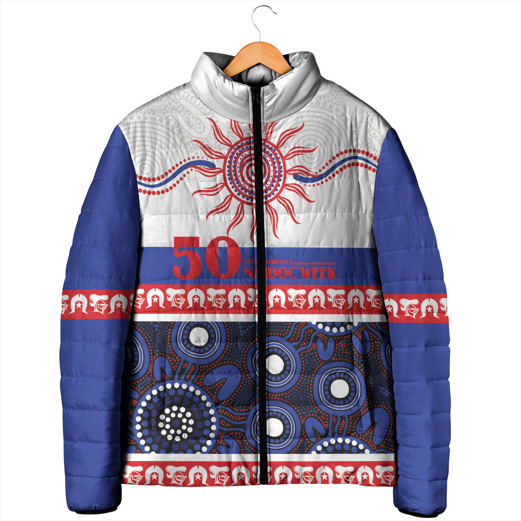 Knights NAIDOC Week Personalised Padded Jacket Aboriginal Torres Strait Islanders Vibe