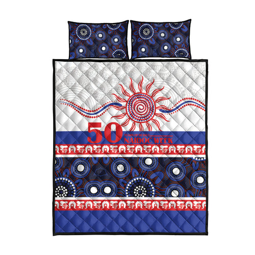 Knights NAIDOC Week Quilt Bed Set Aboriginal Torres Strait Islanders Vibe