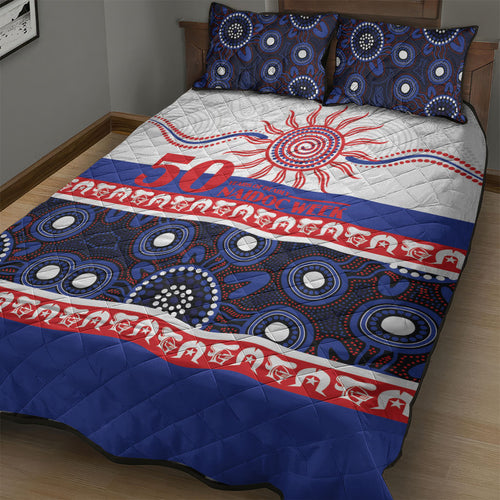 Knights NAIDOC Week Quilt Bed Set Aboriginal Torres Strait Islanders Vibe