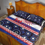 Knights NAIDOC Week Quilt Bed Set Aboriginal Torres Strait Islanders Vibe