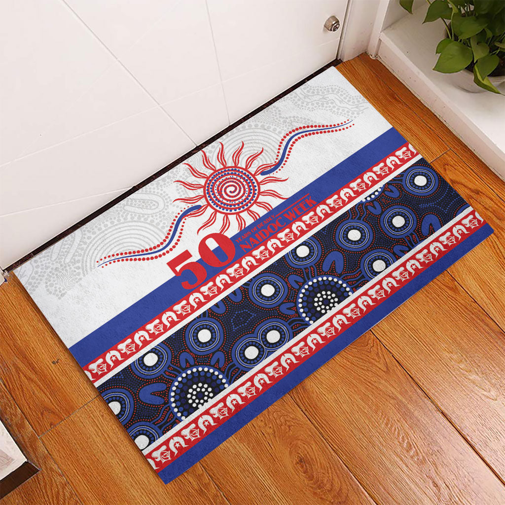 Knights NAIDOC Week Rubber Doormat Aboriginal Torres Strait Islanders Vibe