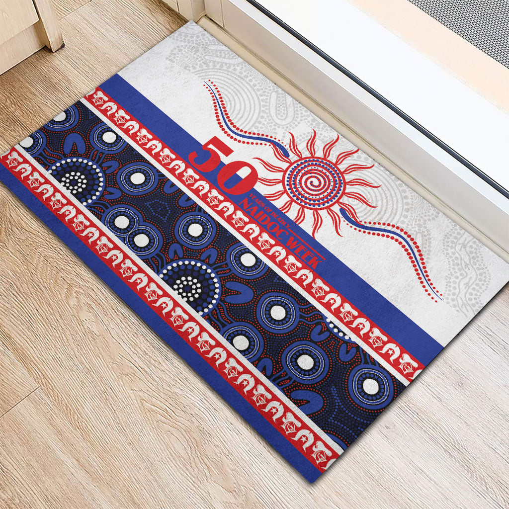 Knights NAIDOC Week Rubber Doormat Aboriginal Torres Strait Islanders Vibe